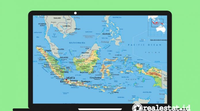 laptop kebijakan satu peta indonesia one map policy kementerian atr bpn realestat.id dok