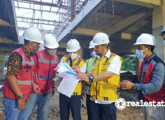 pekerja proyek apartemen rumah susun rusun pekerja Kawasan Ekonomi Khusus (KEK) Tanjung Lesung Kementerian PUPR realestat.id dok