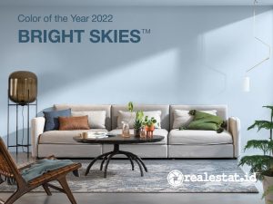 Dulux Colour of The Year 2022: Tema Bright Skies memberikan landasan untuk selalu membangun ketenangan pikiran. (Foto: dok. AkzoNobel)