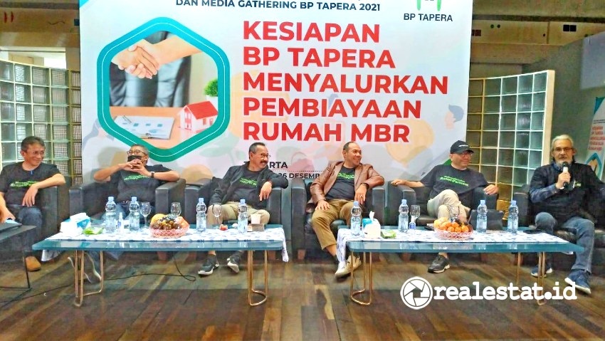 Media Gathering dan FGD Kesiapan BP Tapera Menyalurkan Pembiayaan Rumah MBR (Foto: RealEstat.id)