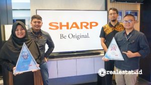 Sharp berhasil mendapatkan Digital Marketing Awards 2021 dan Social Media Awards 2021. (Foto: Dok. Sharp Indonesia)
