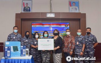 Signify Indonesia Donasi Perangkat Desinfeksi Lea K Indra staf Rumah Sakit RSAL dr Mintohardjo