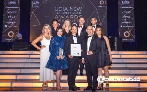 Waterfall by Crown Group Penghargaan Properti Australia UDIA-NSW-2021-Awards realestat.id dok