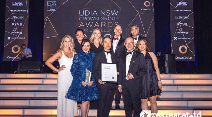 Waterfall by Crown Group Penghargaan Properti Australia UDIA-NSW-2021-Awards realestat.id dok