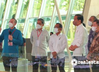 presiden joko widodo jokowi mengunjungi Smart City dan Green Building bsd city realestat.id dok