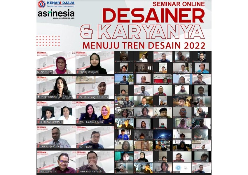 webinar Desainer & Karyanya Menuju Tren Desain 2022 Kenari Djaja Asrinesia realestat.id dok