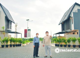 Harto Laksono Intiland Surabaya Hans Wibisono Graha Abdael Sukses Meninjau Amesta Living realestat.id dok