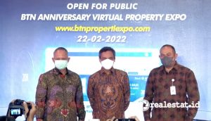 Pembukaan BTN Anniversary Virtual Property Expo 2022. (Foto: realestat.id)