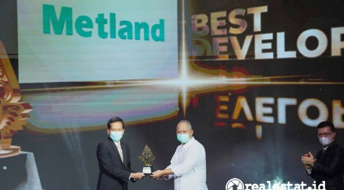 PT Metropolitan Land Metland Best Developer 2021 realestat.id dok