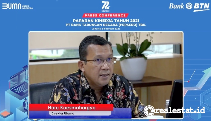 Haru Koesmahargyo, Direktur Utama PT Bank Tabungan Negara. 