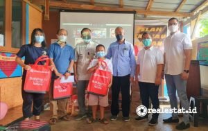 Sinar Mas Land Bumi Serpong Damai Berikan Bantuan Dana dan Pangan ke Ratusan Santri dan Yatim Piatu di Kabupaten Tangerang BSD City realestat.id dok