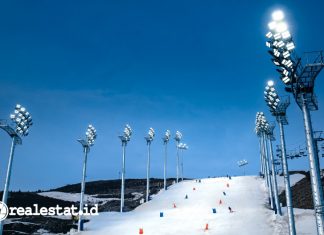 genting-snow-park-Beijing China Signify Philips LED Olimpiade Musim Dingin 2022 realestat.id dok