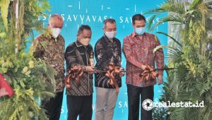 PT Jantra Swarna Dipta, perusahaan joint venture JSI Group dan Swire Properties, menandai peluncuran hunian Savyavasa melalui acara groundbreaking di Galeri Savyavasa Jalan Dharmawangsa, Jakarta Selatan, Kamis, 17 Maret 2022.