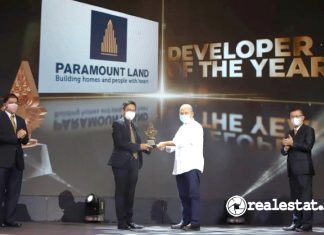 Paramount Land Developer of The Year IPBA 2022 realestat.id dok