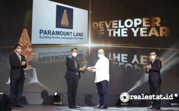 Paramount Land Developer of The Year IPBA 2022 realestat.id dok
