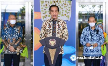 Presiden Joko Widodo Jokowi Membuka Inacraft 2022 Reborn JCC realestat.id dok