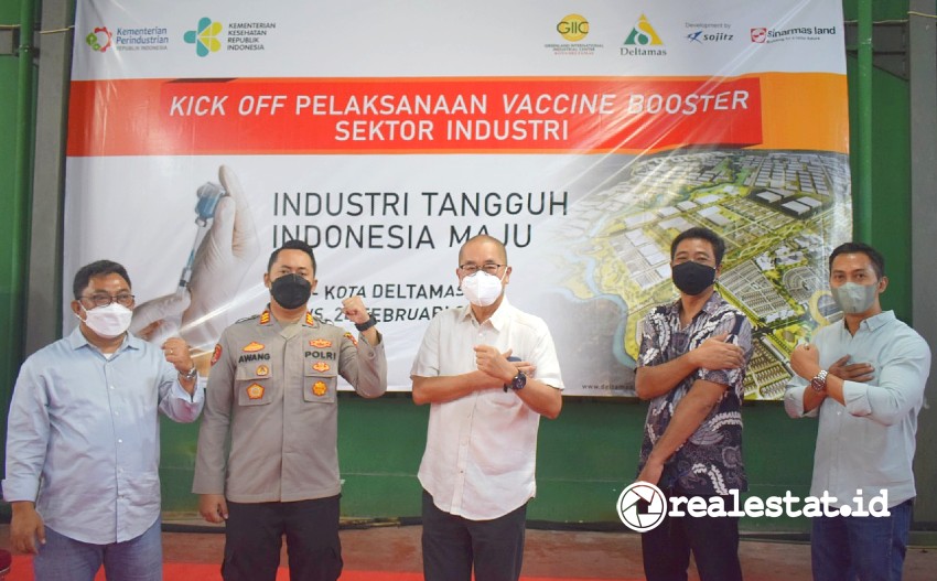 Sentra Vaksin Booster Kota Deltamas (Foto: istimewa)