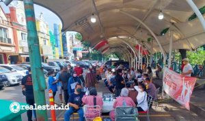 Sentra Vaksin Pasar Modern BSD City (Foto: Sinar Mas Land) 