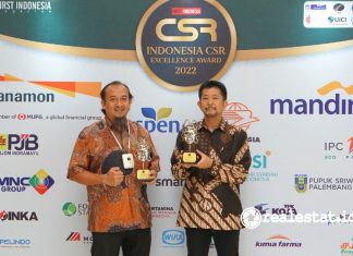 Shinji Teraoka Andry Adi Utomo Sharp Indonesia CSR Excellence Awards 2022 realestat.id dok