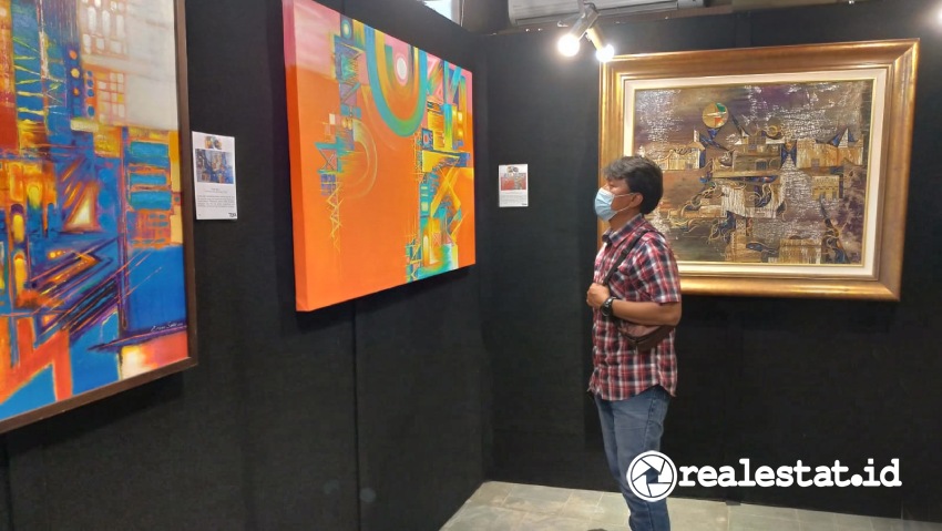 Tampilkan Karya 10 Pelukis, Tanjung Kreasi Parquet Industry Helat Pameran Art Kembang Kayu realestat.id dok2