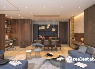 ruang keluarga makan apartemen Savyavasa Residences realestat.id dok