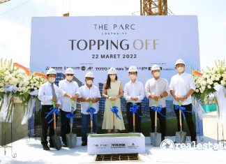topping off apartemen the parc south city pondok cabe coliving realestat.id dok
