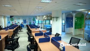Desain interior kantor KlikDokter di BSD City mengutamakan kenyamanan agar karyawan dapat melayani masyakat dengan optimal.
