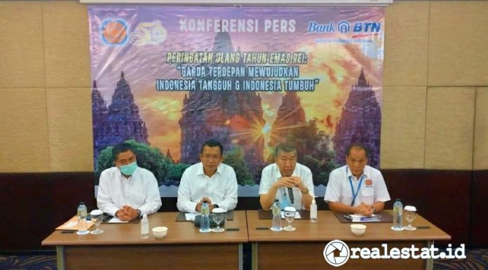 Konferensi pers HUT Emas Real Estat Indonesia. (Foto: realestat.id)