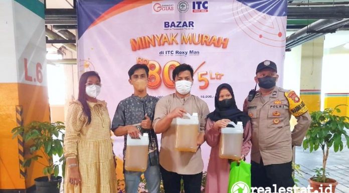 ITC Group dan APKASINDO Gelar Bazar Minyak Goreng Murah Bazar Minyak Goreng ITC realestat.id dok