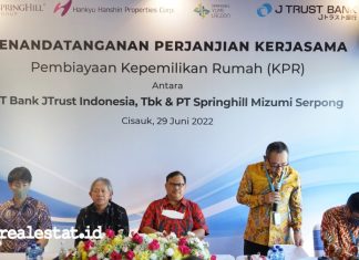 Gandeng Springhill Group, J Trust Bank Siap Layani KPR di Tangerang realestat.id dok