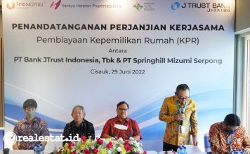 Gandeng Springhill Group, J Trust Bank Siap Layani KPR di Tangerang realestat.id dok