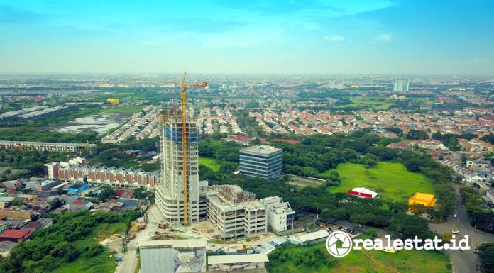 Progres Pembangunan Cleon Park Apartment Jakarta Garden City Modernland Realty realestat.id dok