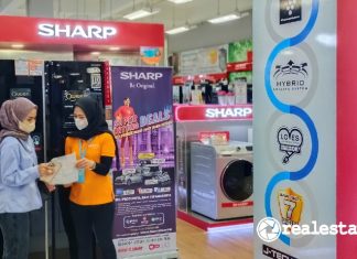 Sharp Indonesia program Sharp Lover’s Day Super Untung Deals realestat.id dok