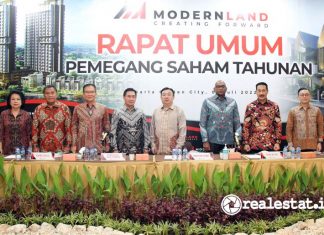 Rapat Umum Pemegang Saham Tahunan RUPST PT Modernland Realty Tbk 2021 2022 realestat.id dok