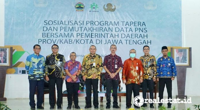 Sosialisasi Program BP Tapera Pemutakhiran Data PNS Jawa Tengah realestat.id dok