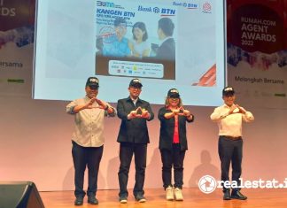 Bank BTN Rilis Program Kangen Banget Rumah.com Agent Award 2022 realestat.id dok