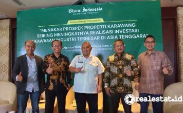 FGD Menakar Prospek Properti Karawang Seiring Meningkatnya Realisasi Investasi di Kawasan Industri Terbesar di Asia Tenggara Bisnis Indonesia realestat.id dok