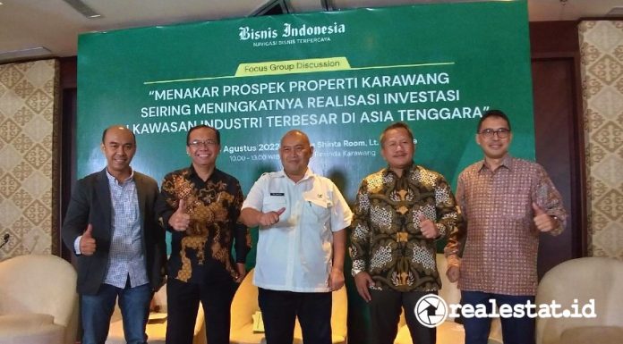 FGD Menakar Prospek Properti Karawang Seiring Meningkatnya Realisasi Investasi di Kawasan Industri Terbesar di Asia Tenggara Bisnis Indonesia realestat.id dok