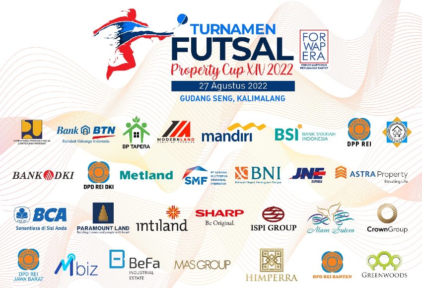 Forwapera Turnamen Futsal Property Cup XIV 2022 realestat.id dok