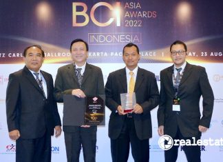 Modernland Realty Top 10 Developers Indonesia BCI Asia Awards 2022 realestat.id dok
