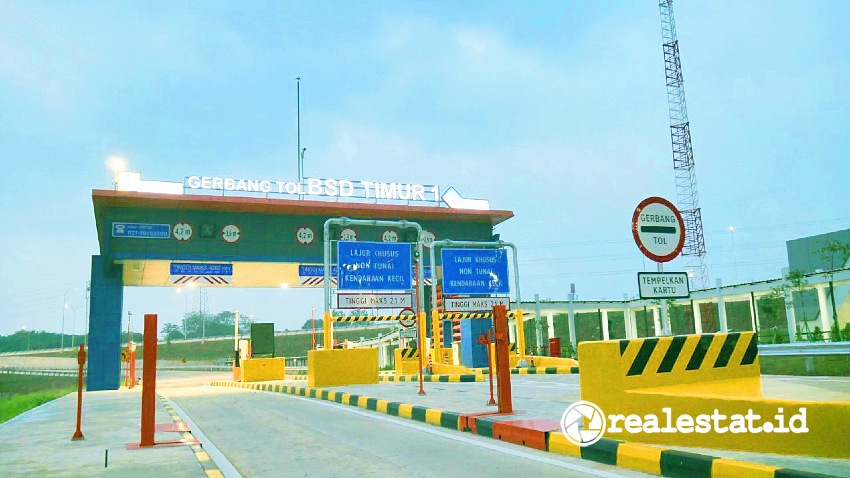 Gerbang Tol BSD Timur 1 (Foto: istimewa)