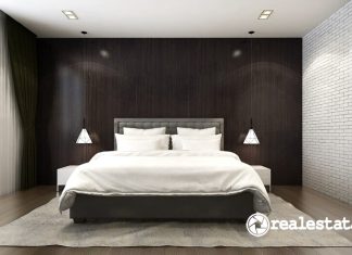 ruangan kamar tidur bernuansa monokrom hitam putih tips feng shui freepik realestat.id dok