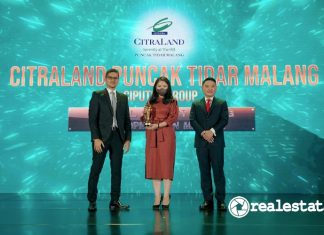 CitraLand Puncak Tidar Penghargaan Properti Indonesia Award 2022 realestat.id dok
