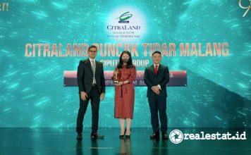 CitraLand Puncak Tidar Penghargaan Properti Indonesia Award 2022 realestat.id dok