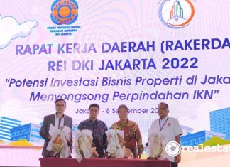 Rapat Kerja Daerah Rakerda REI DKI Jakarta 2022 realestat.id dok