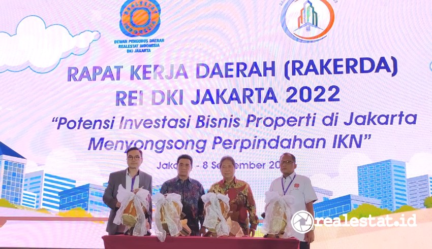 Rapat Kerja Daerah (Rakerda) REI DKI Jakarta 2022 dibuka oleh Wakil Gubernur DKI Jakarta, Ahmad Riza Patria. (Foto: istimewa)