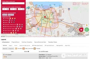 Tampilan KFMap.Asia Knight Frank Asia realestat.id dok