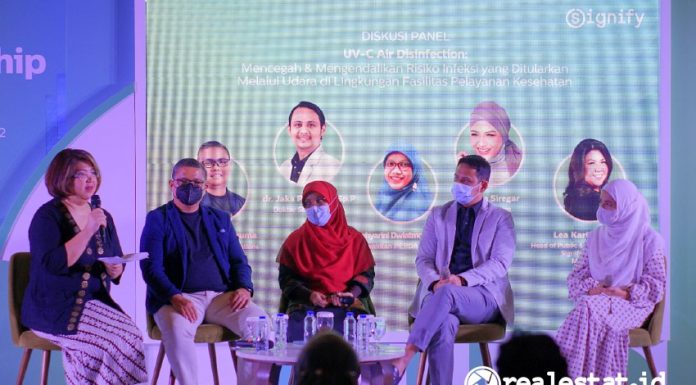 Diskusi Panel UV-C Air Disinfection Philips Signify realestat.id dok