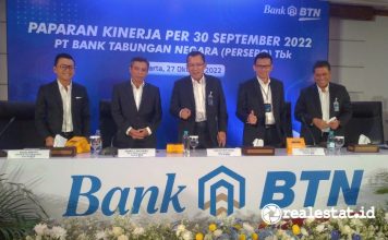 Kinerja Bank BTN BBTN Kuartal III 2022 realestat.id dok