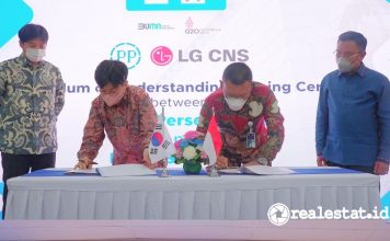 PT PP LG CNS smart city IKN Nusantara realestat.id dok